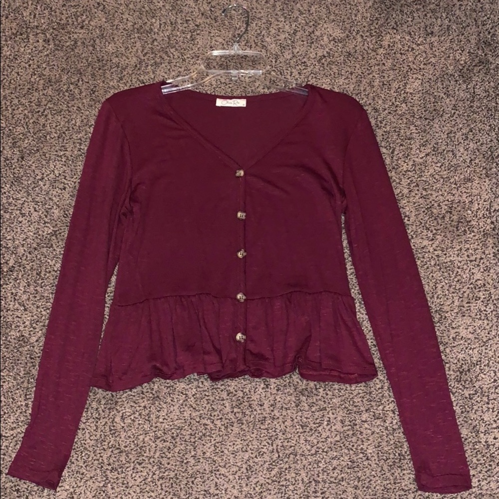 Purple Long Sleeve shirt